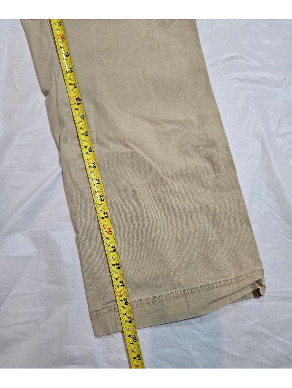 Dockers Women's 18W Khaki Cargo Pants Utility Straight Leg Stretch - Picture 3 of 8